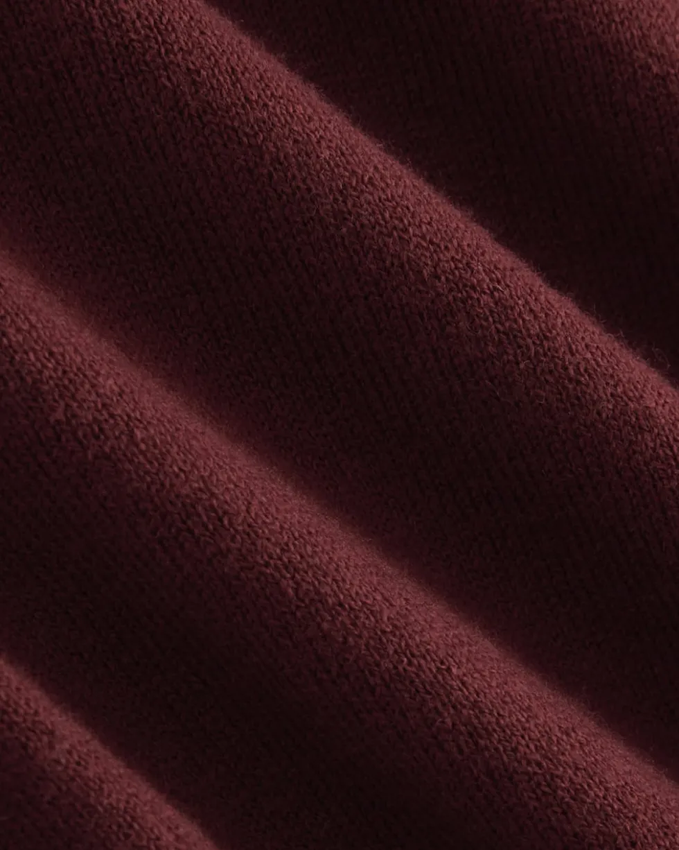 Oversized Polo Sweater in Cotton Merino