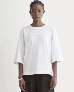 Oversized Varsity Tee in Essential Cotton