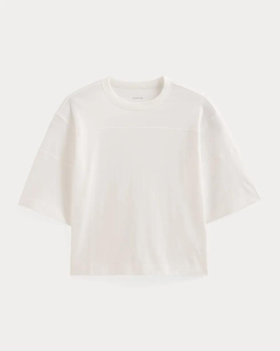 Oversized Varsity Tee in Essential Cotton