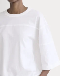 Oversized Varsity Tee in Essential Cotton