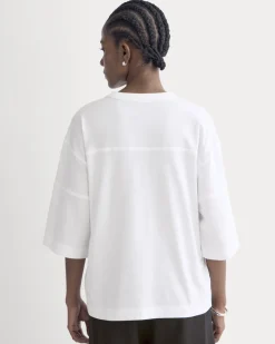 Oversized Varsity Tee in Essential Cotton