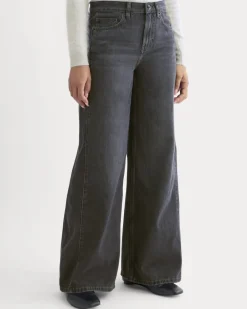 Paneled Ultra Wide-Leg Jean