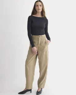 Patch Pocket Ballon Pant in Buttersoft
