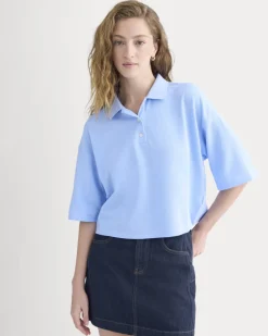 Pique Boxy Polo