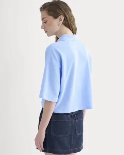 Pique Boxy Polo