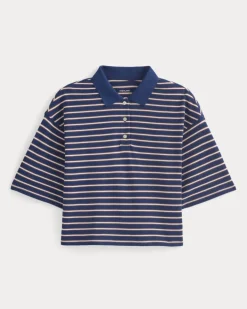 Pique Boxy Polo