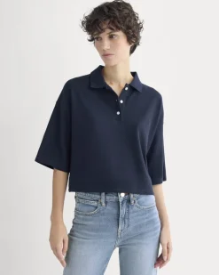 Pique Boxy Polo