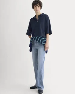 Pique Boxy Polo