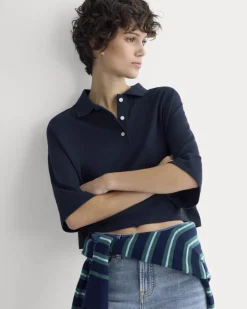 Pique Boxy Polo