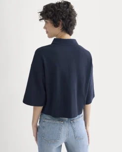 Pique Boxy Polo