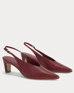 Pointed-Toe Slingback Heel