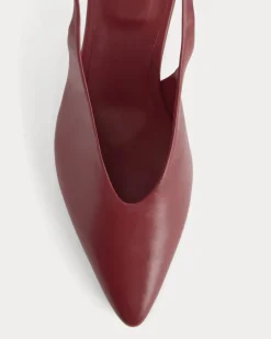Pointed-Toe Slingback Heel