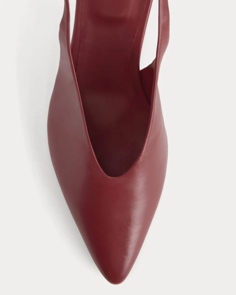 Pointed-Toe Slingback Heel