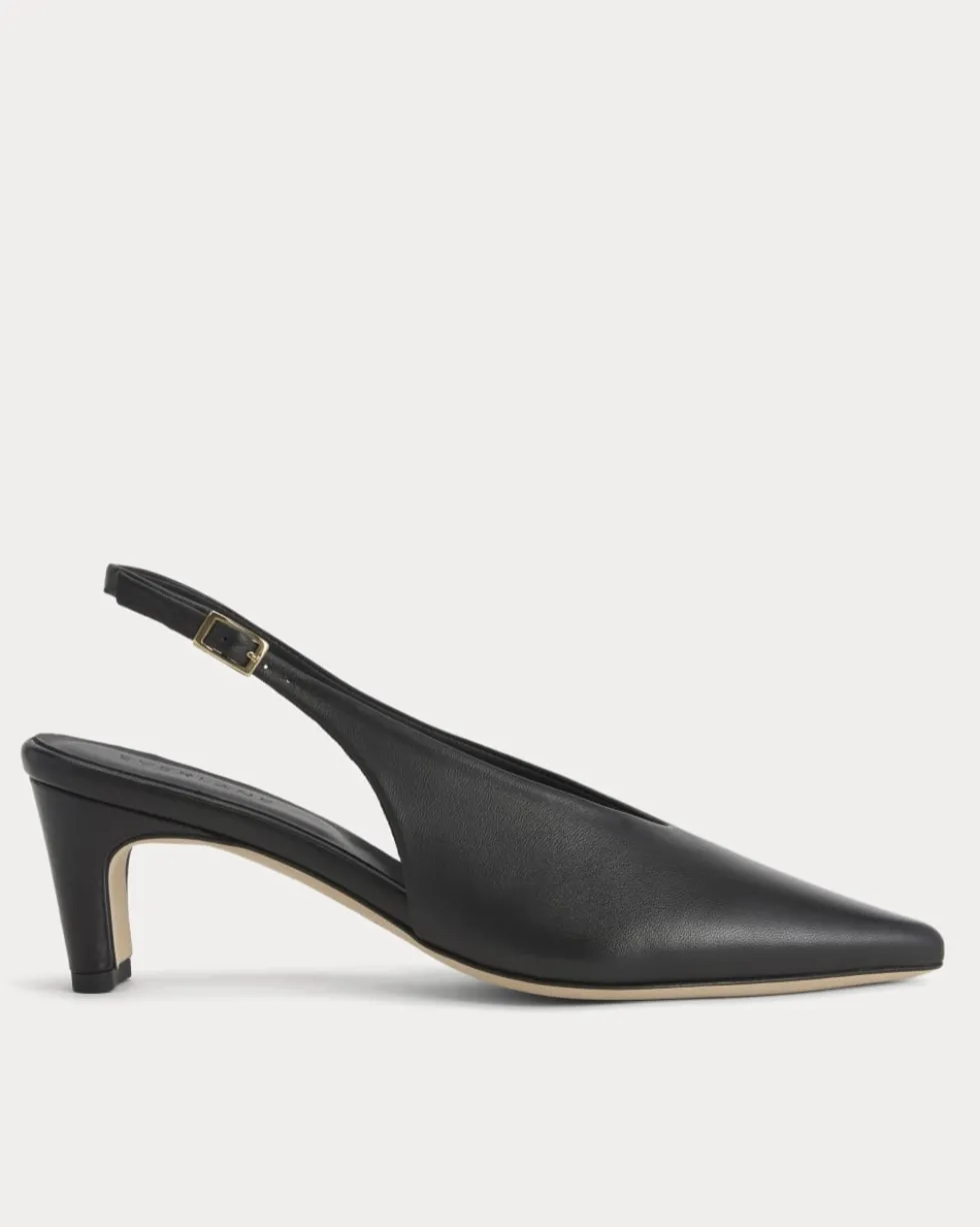Pointed-Toe Slingback Heel