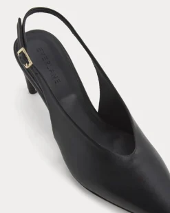 Pointed-Toe Slingback Heel