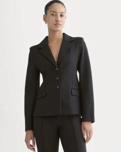 Ponte Sculpted Blazer
