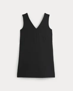 Ponte V-Neck Mini Dress