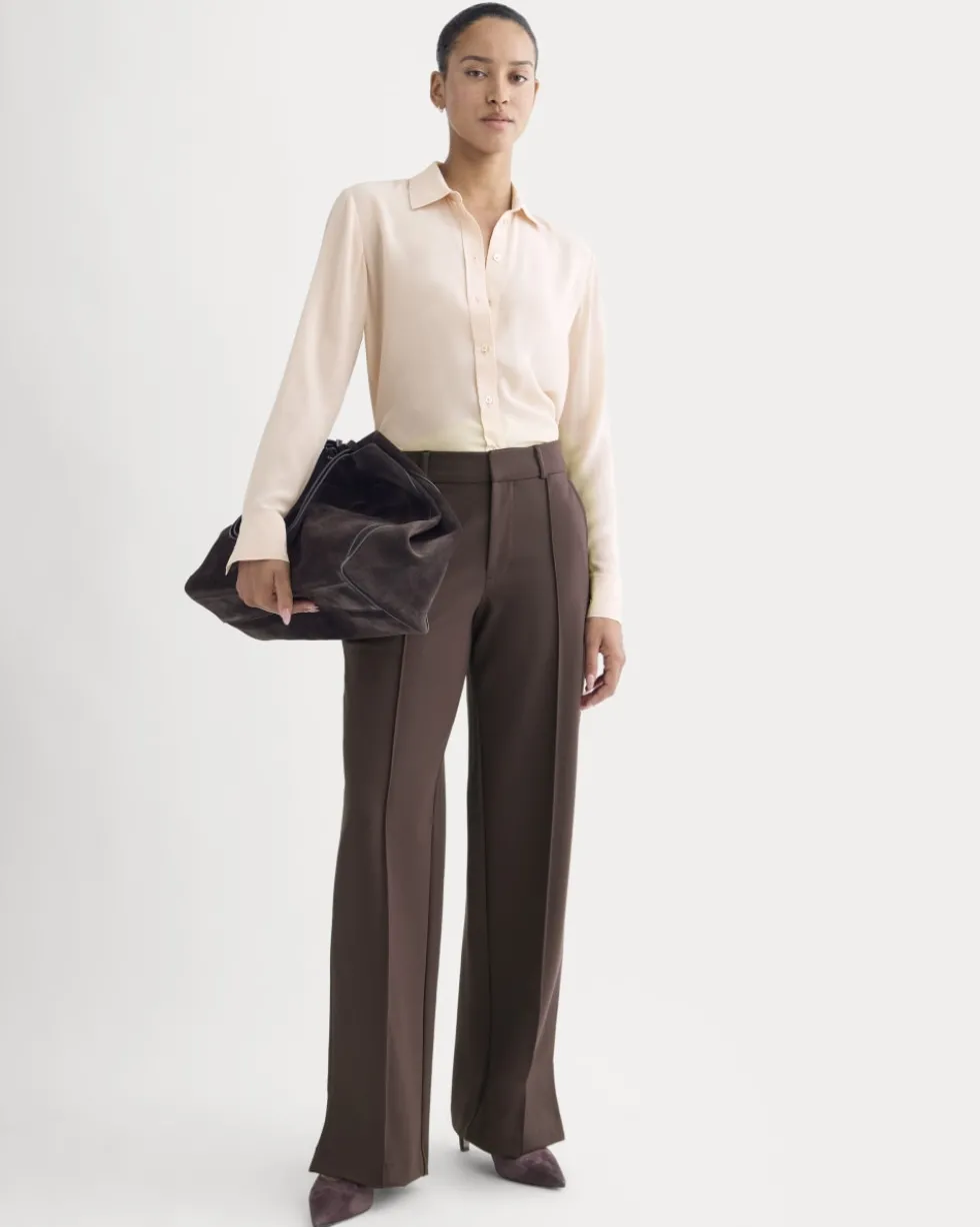 Ponte Wide-Leg Trouser