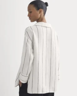 Popover Shirt in Linen