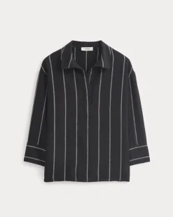 Popover Shirt in Linen
