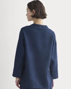 Popover Shirt in Linen