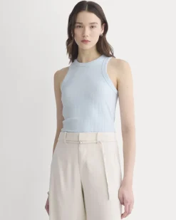Racerback Tank in Pointelle