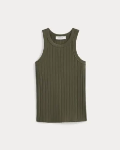 Racerback Tank in Pointelle