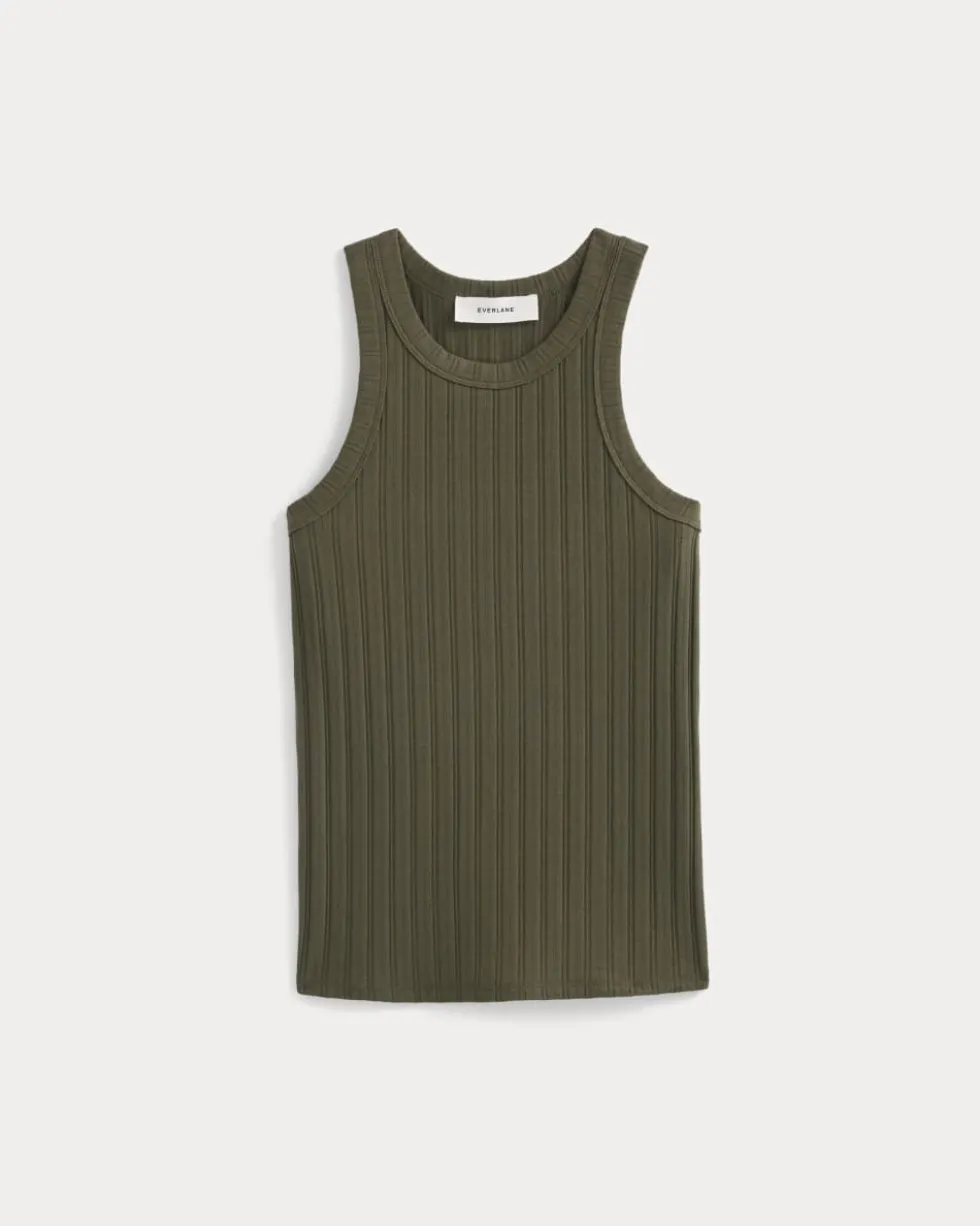 Racerback Tank in Pointelle