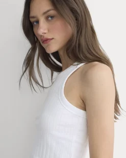 Racerback Tank in Pointelle