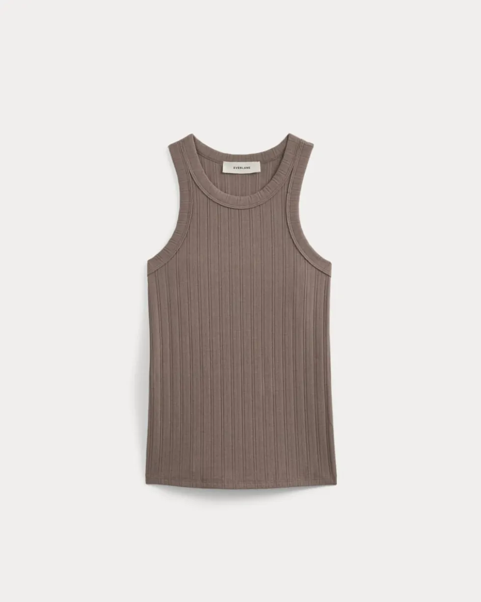 Racerback Tank in Pointelle