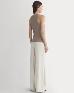 Racerback Tank in Pointelle