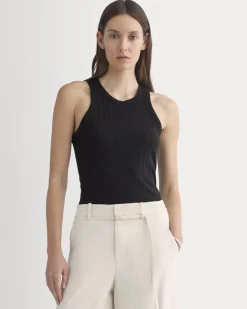 Racerback Tank in Pointelle