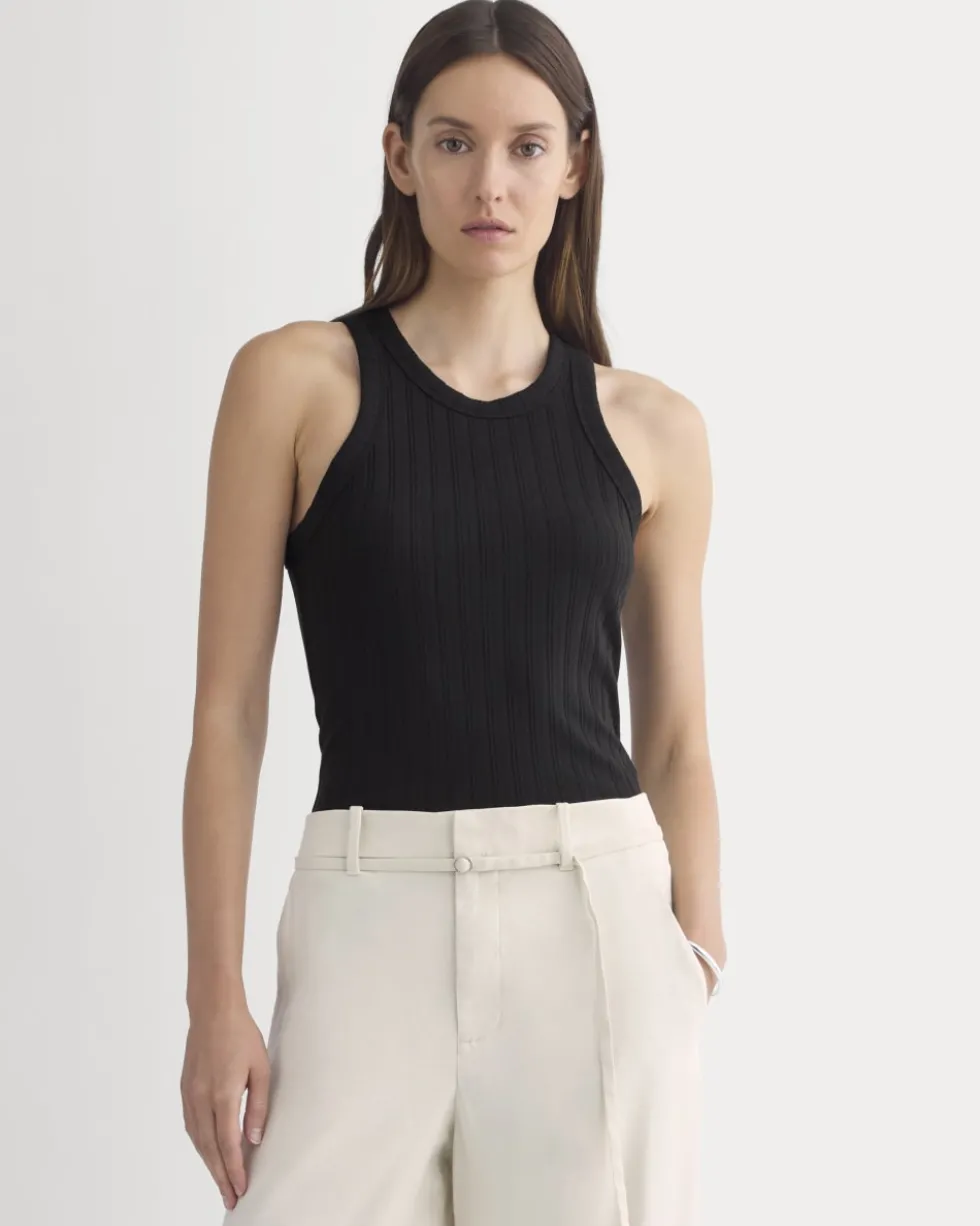 Racerback Tank in Pointelle