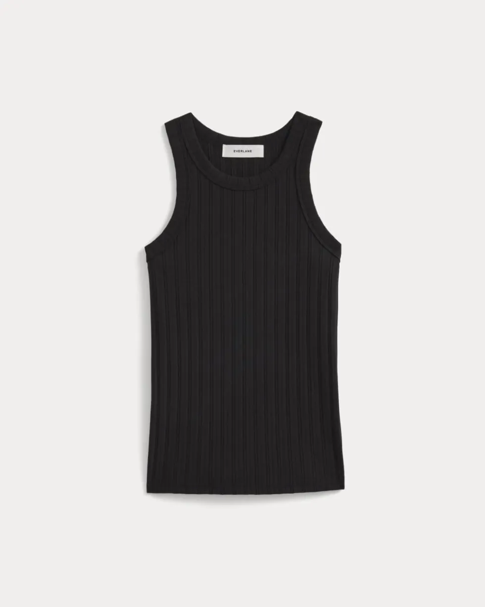 Racerback Tank in Pointelle