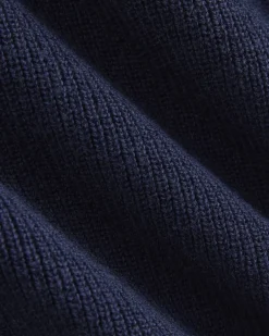 Relaxed V-Neck Vest in Cotton Merino