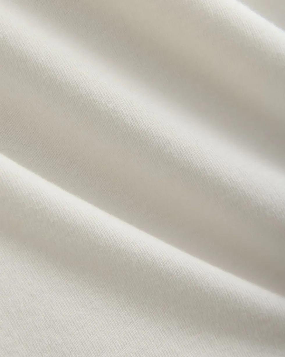 RetroSoft Cotton Square-Neck Tee