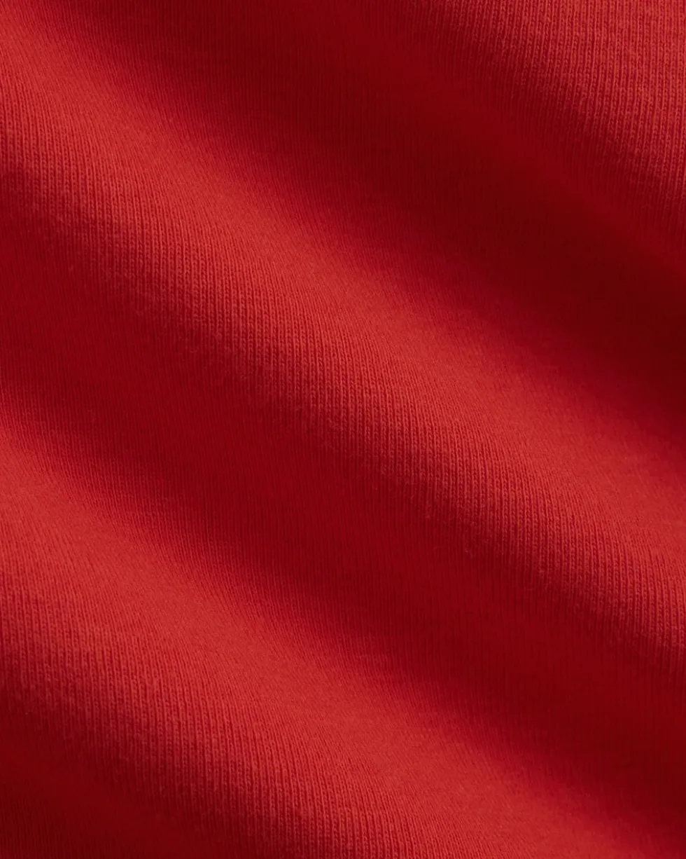RetroSoft Cotton Square-Neck Tee