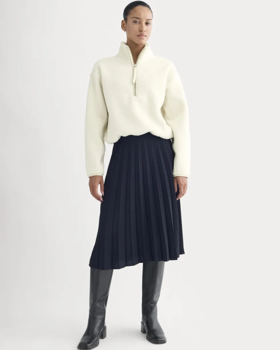 Reversible Teddy Half-Zip Pullover