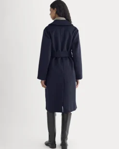 ReWool Belted Blanket Coat