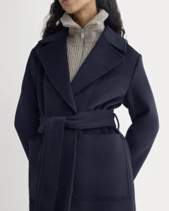 ReWool Belted Blanket Coat