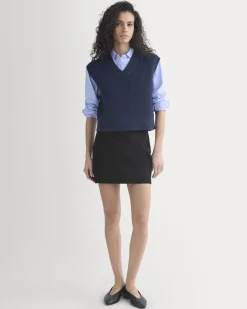 Ribbed V-Neck Vest in Everyday Cotton