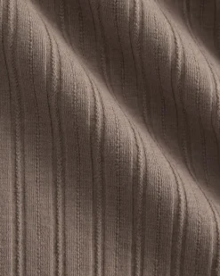 Scoop-Neck Midi Dress in Pointelle Knit