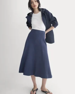 Seamed Midi Skirt