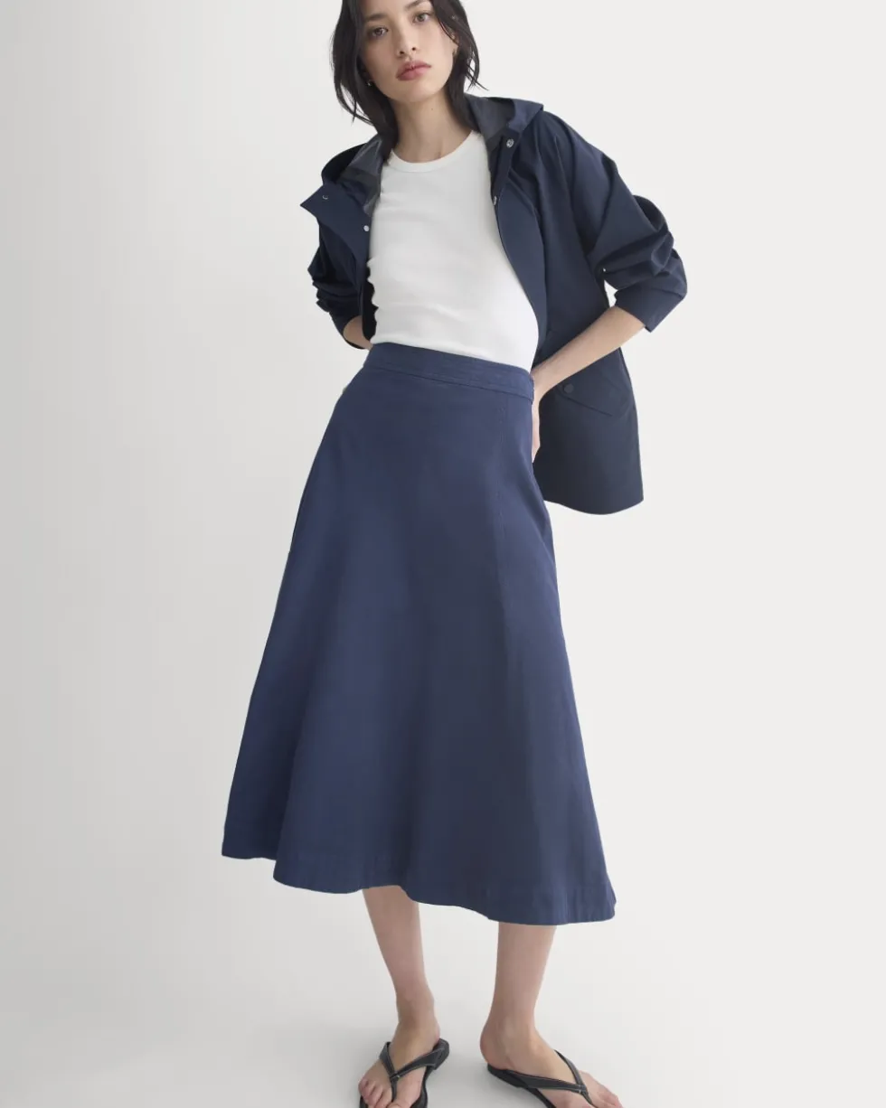 Seamed Midi Skirt