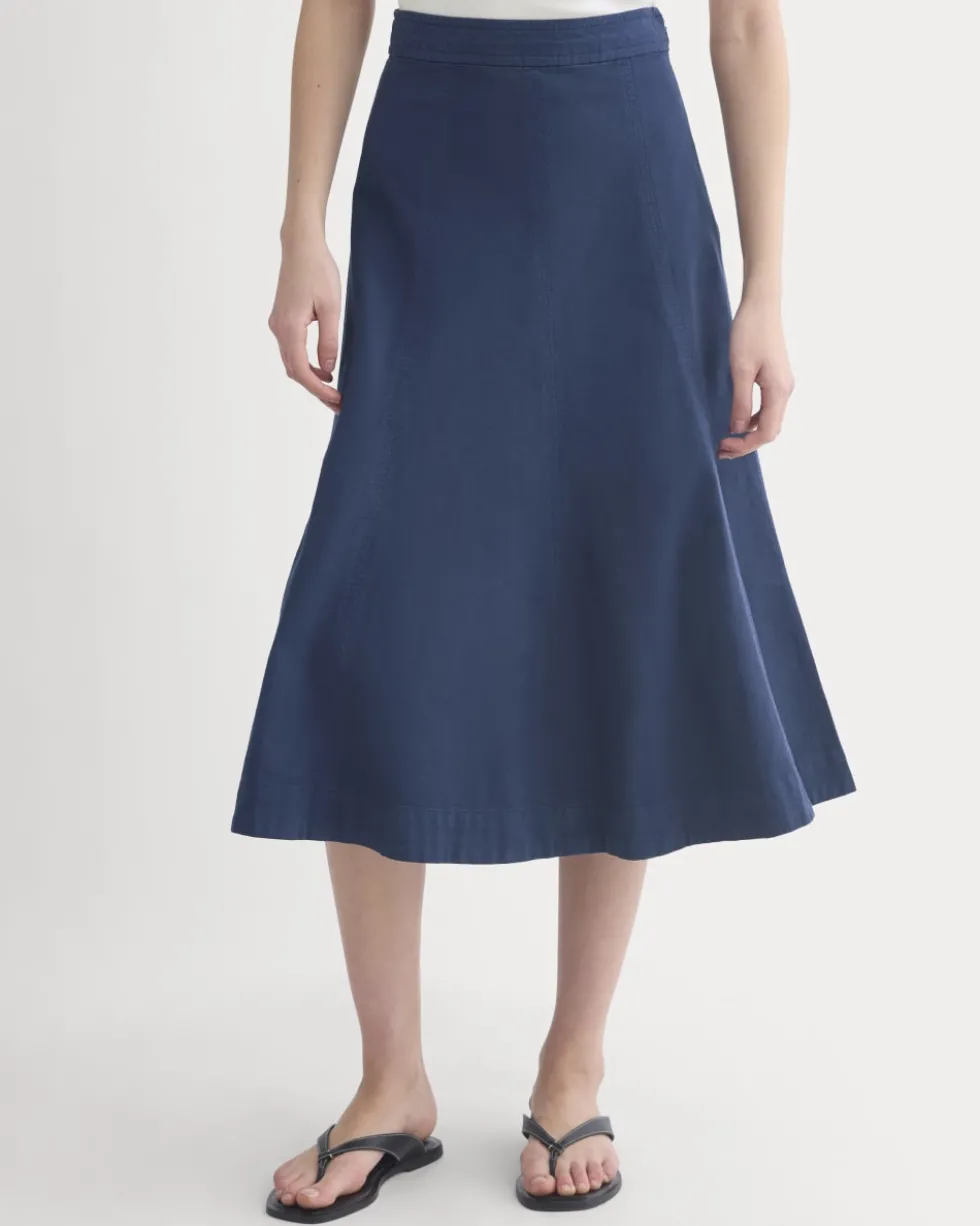 Seamed Midi Skirt