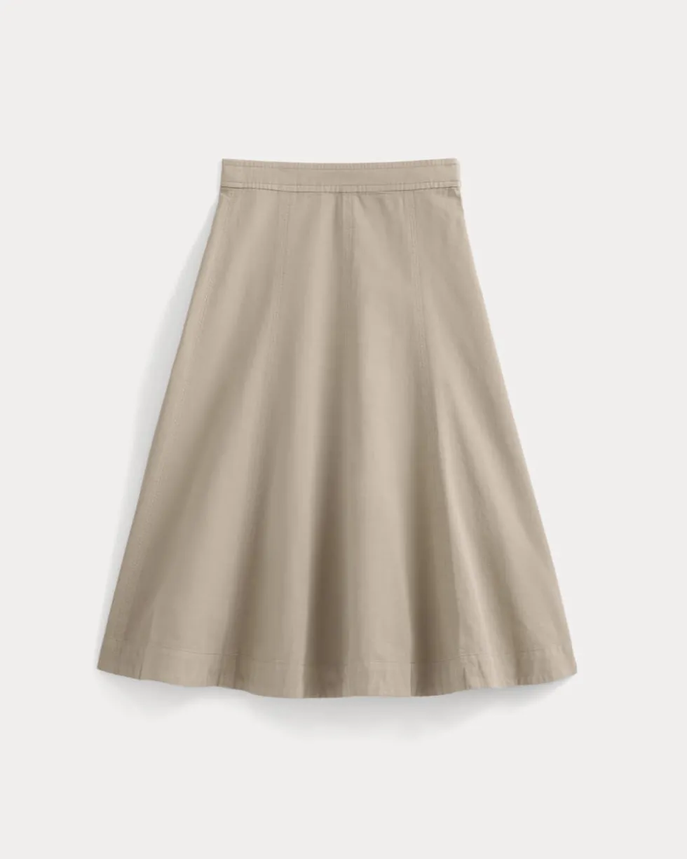 Seamed Midi Skirt