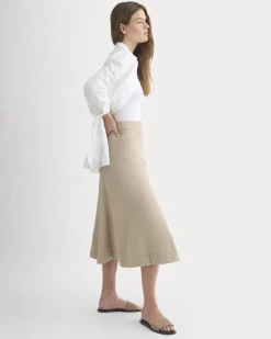 Seamed Midi Skirt