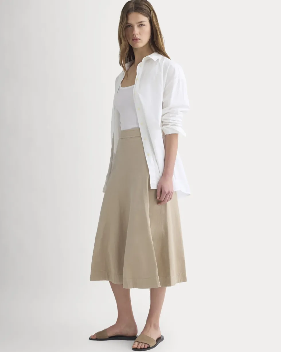 Seamed Midi Skirt