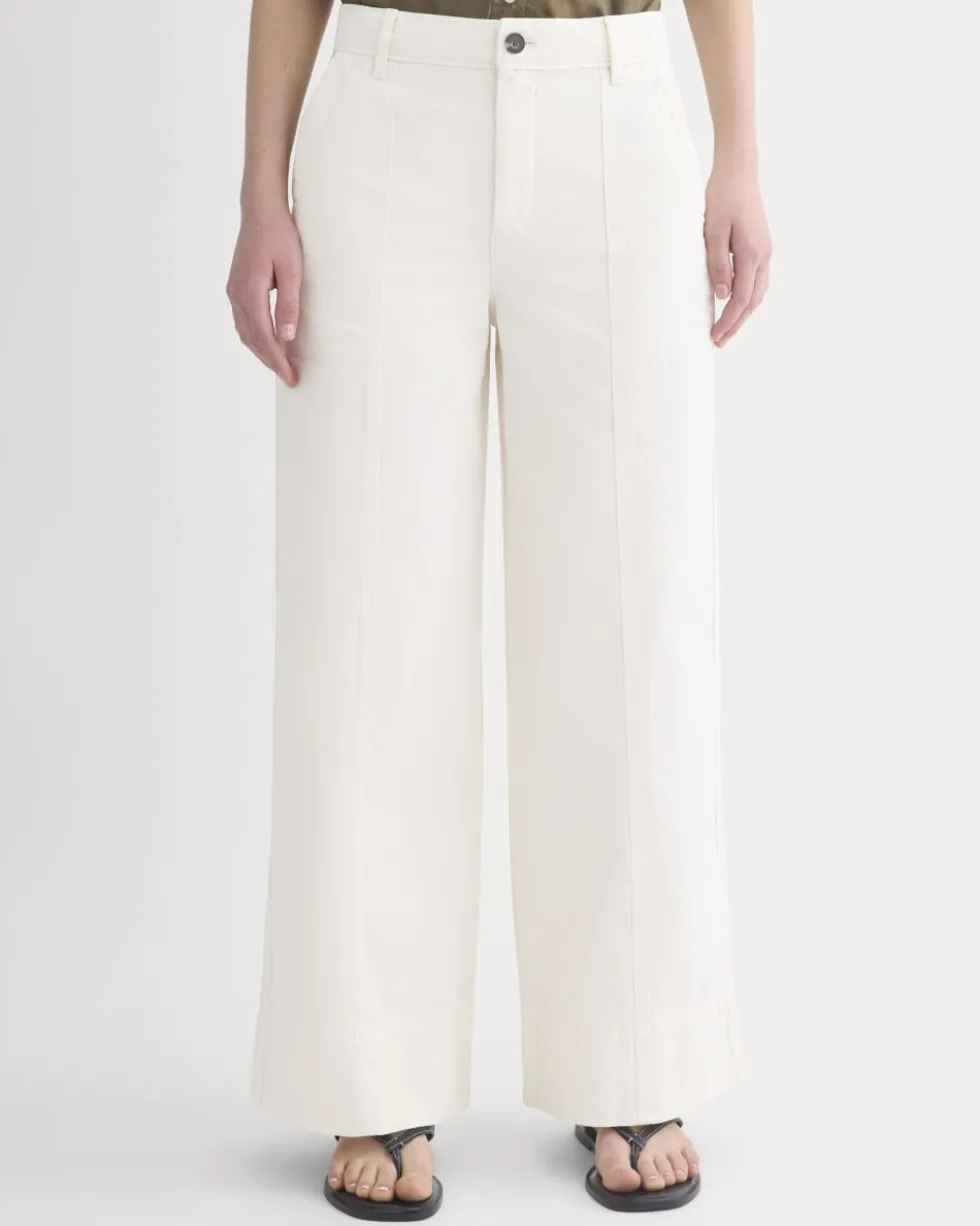 Seamed Wide-Leg Pant