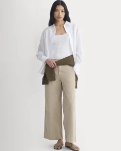 Seamed Wide-Leg Pant